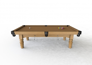 Riley Renaissance Solid Oak Finish 9ft American Pool Table (9ft 274cm)